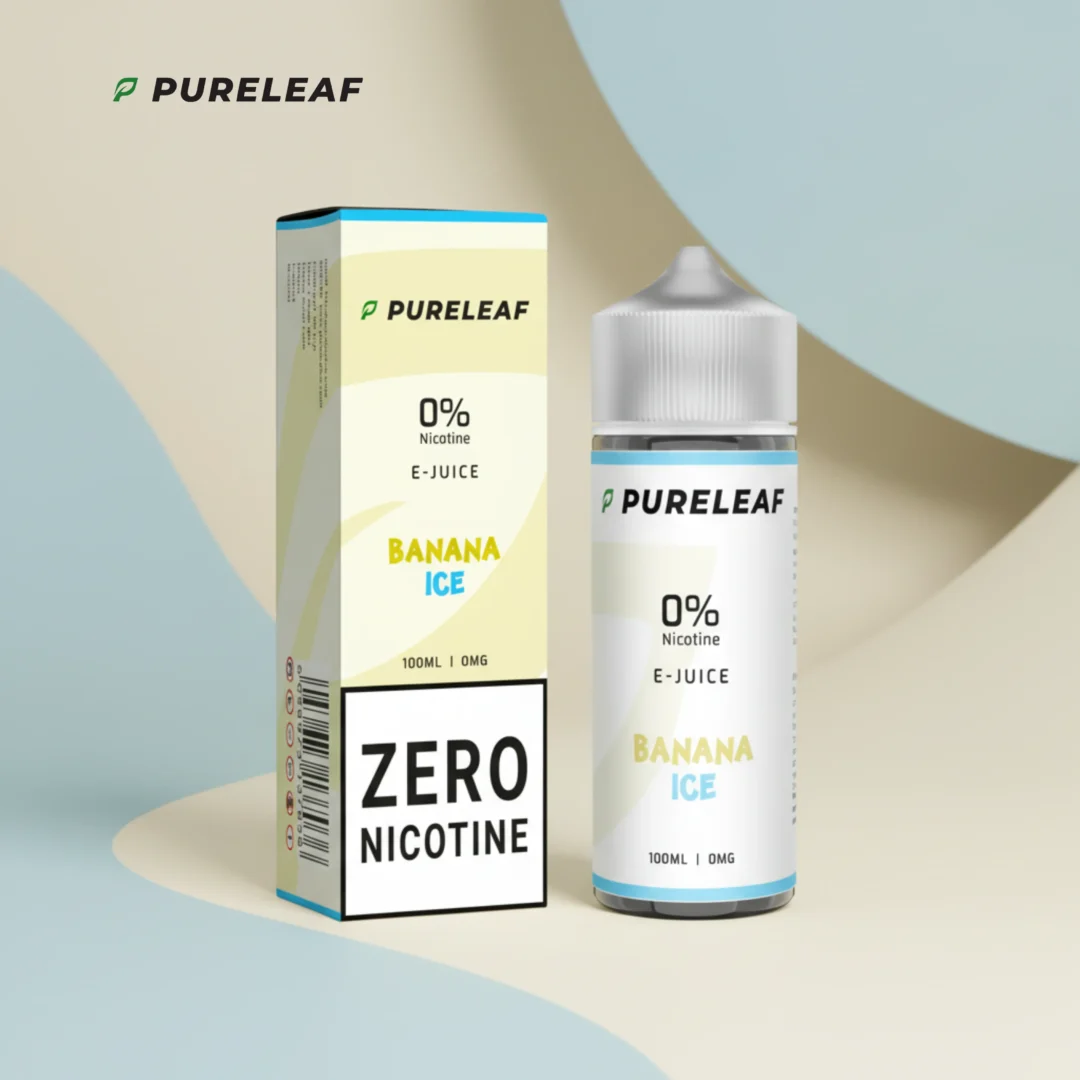 Banana Ice | Pureleaf Signature 100ml Nicotine-Free E-Liquid - Image 5