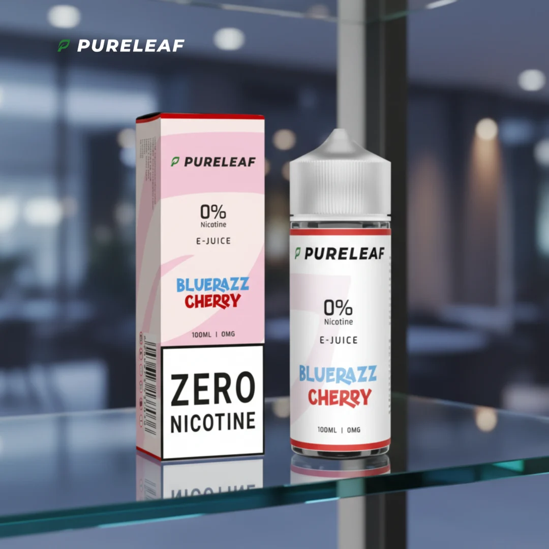 Bluerazz Cherry | Pureleaf Signature 100ml Nicotine-Free E-Liquid - Image 5