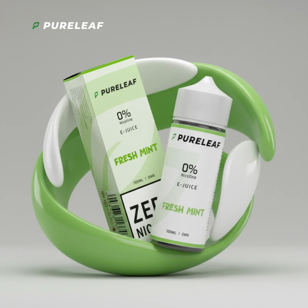 Fresh Mint | Pureleaf Signature 100ml Nicotine-Free E-Liquid - Image 7