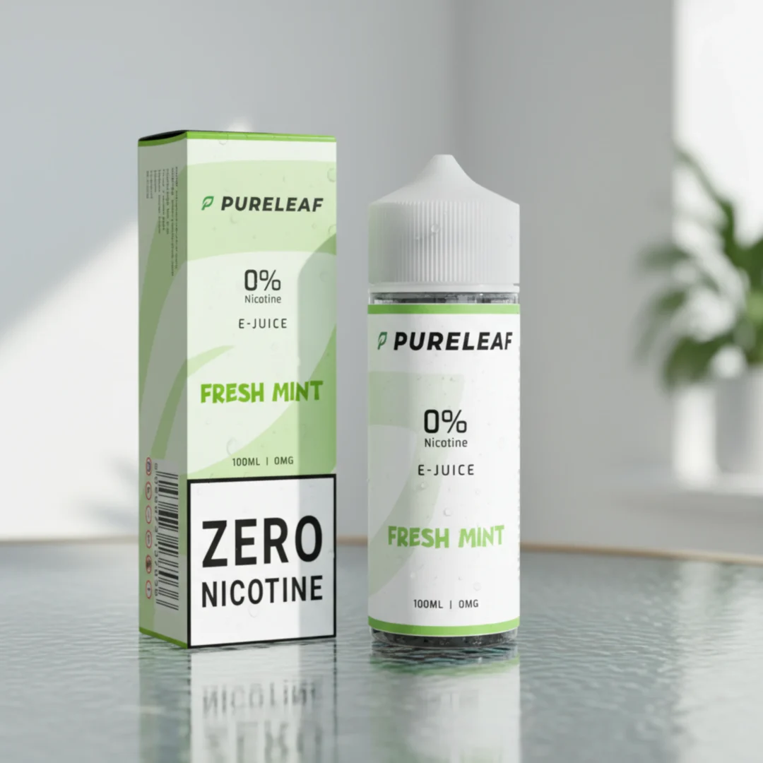 Fresh Mint | Pureleaf Signature 100ml Nicotine-Free E-Liquid - Image 3