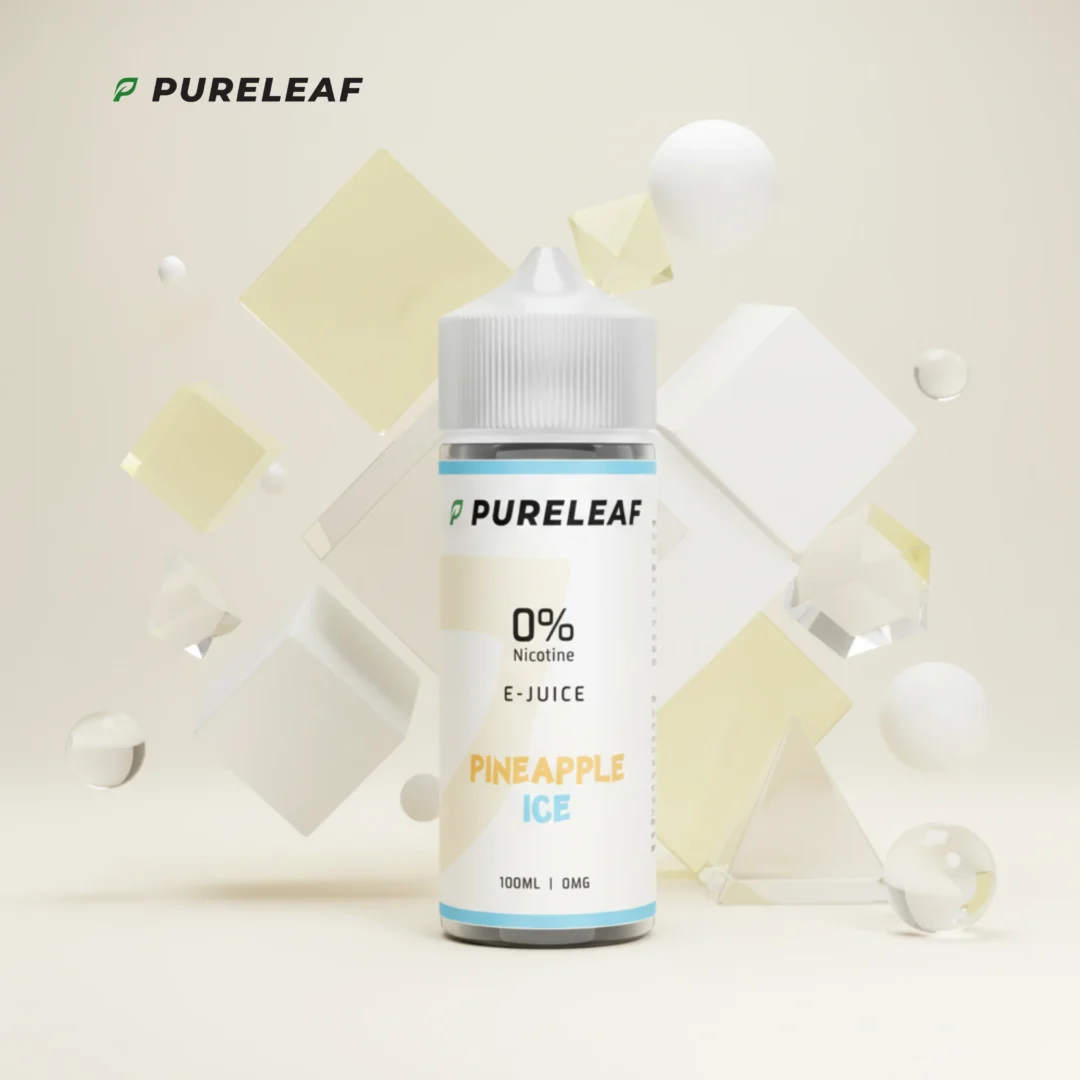 Pineapple Ice | Pureleaf Signature 100ml Nicotine-Free E-Liquid - Image 5