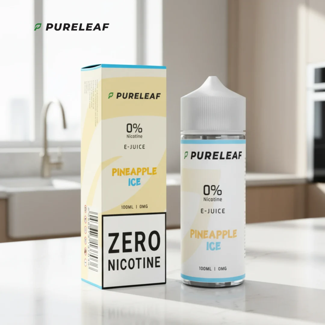 Pineapple Ice | Pureleaf Signature 100ml Nicotine-Free E-Liquid - Image 8