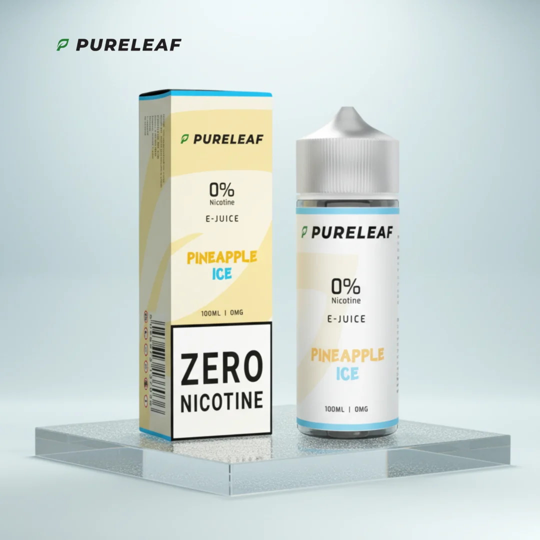 Pineapple Ice | Pureleaf Signature 100ml Nicotine-Free E-Liquid - Image 3