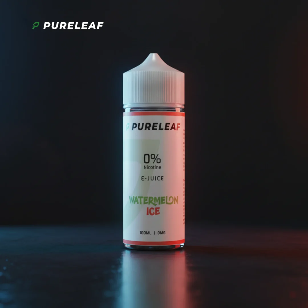 Watermelon Ice | Pureleaf Signature 100ml Nicotine-Free E-Liquid - Image 4